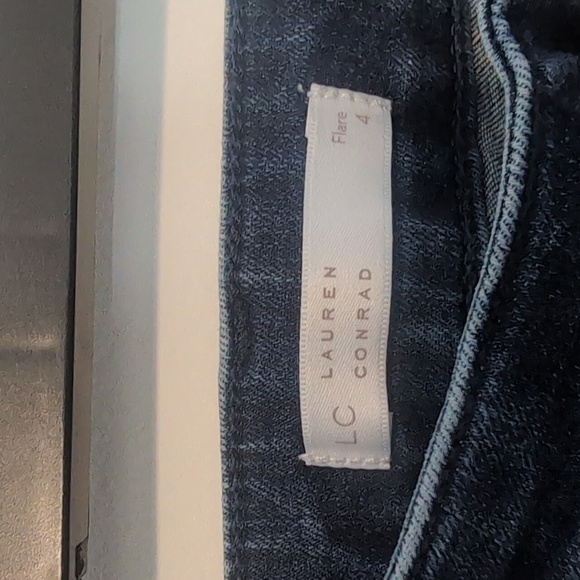 LC Lauren Conrad Flare Dark Wash Jeans - Picture 3 of 5